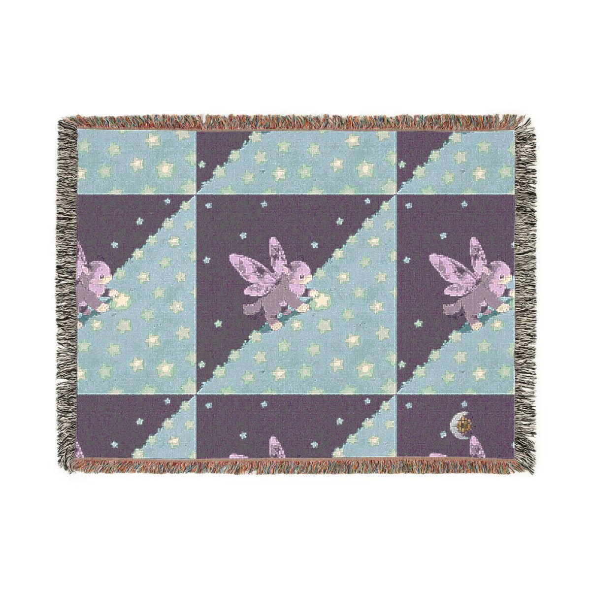 HD Violet Starwanderer 100% Cotton Woven Blanket — additional view