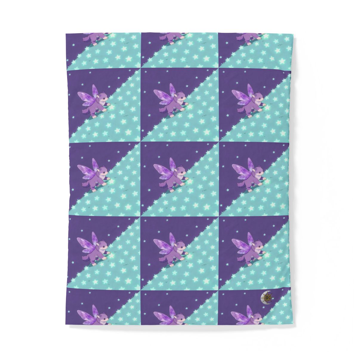 HD Violet Starwanderer 100% Cotton Duvet Cover — additional view