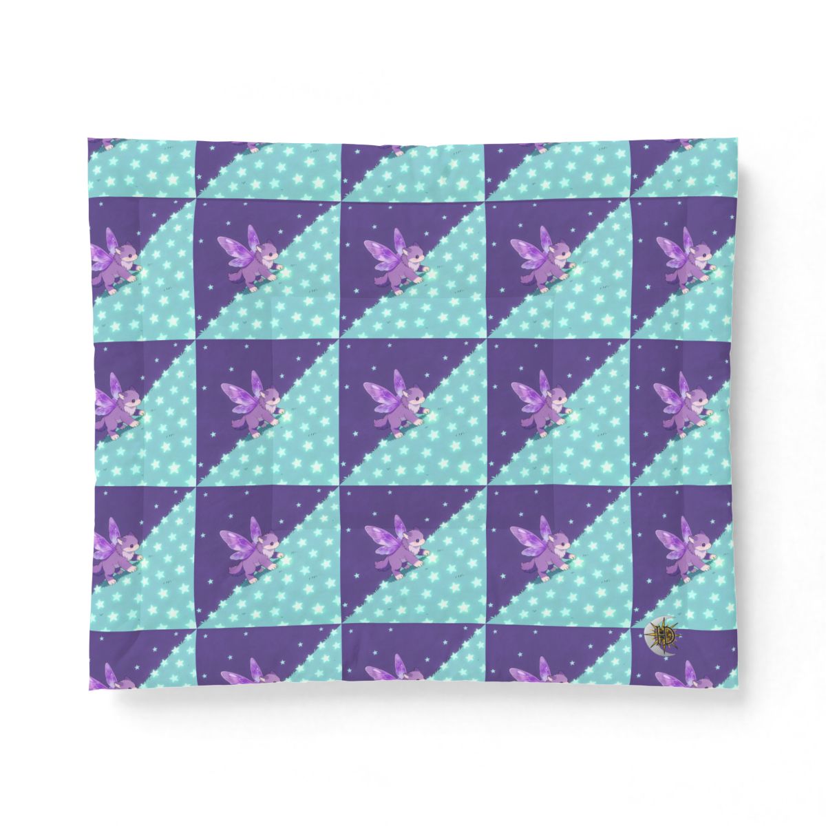 HD Violet Starwanderer Cotton-Shell Comforter