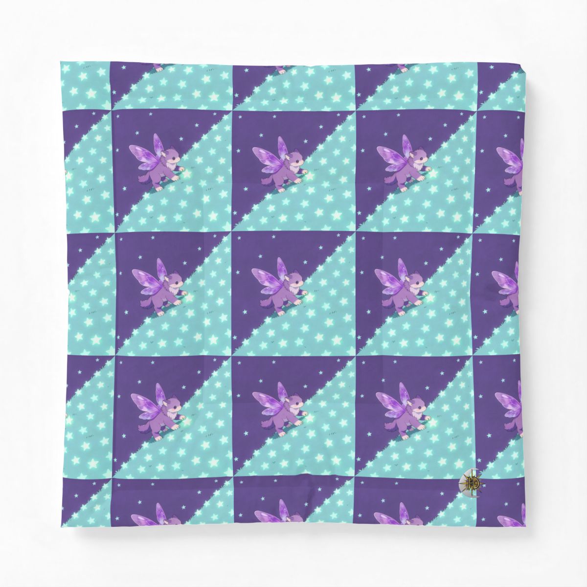 HD Violet Starwanderer Cotton-Shell Comforter — additional view