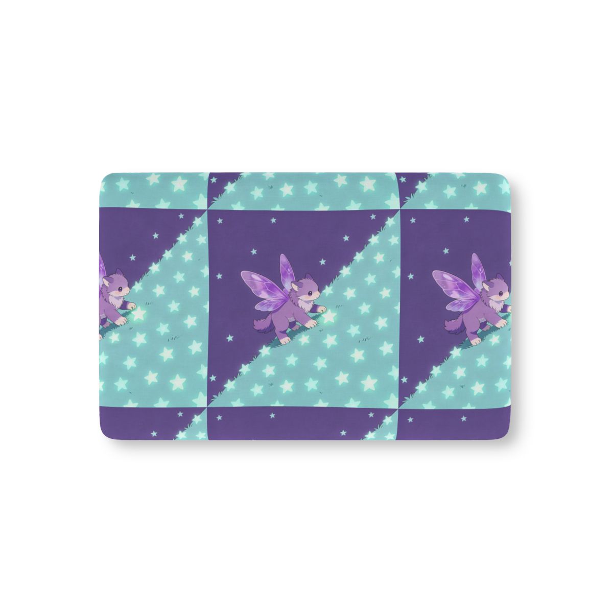 HD Violet Starwanderer Fitted Crib Sheet