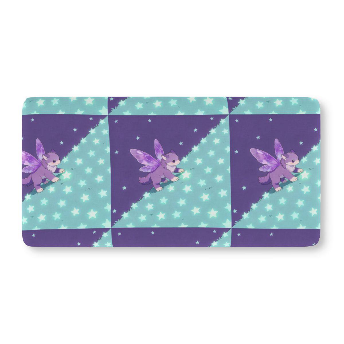 HD Violet Starwanderer Fitted Crib Sheet — additional view