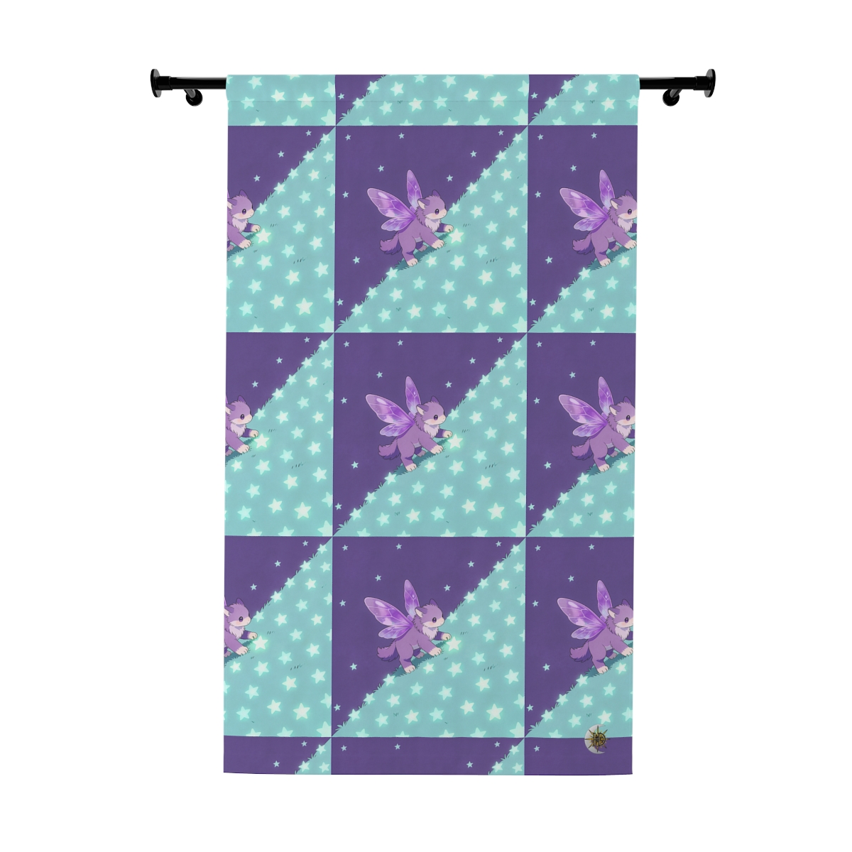 HD Violet Starwanderer Blackout Window Curtain Panel
