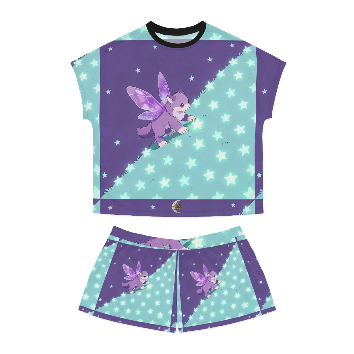 HD Violet Starwanderer Women’s Short Pajama Set