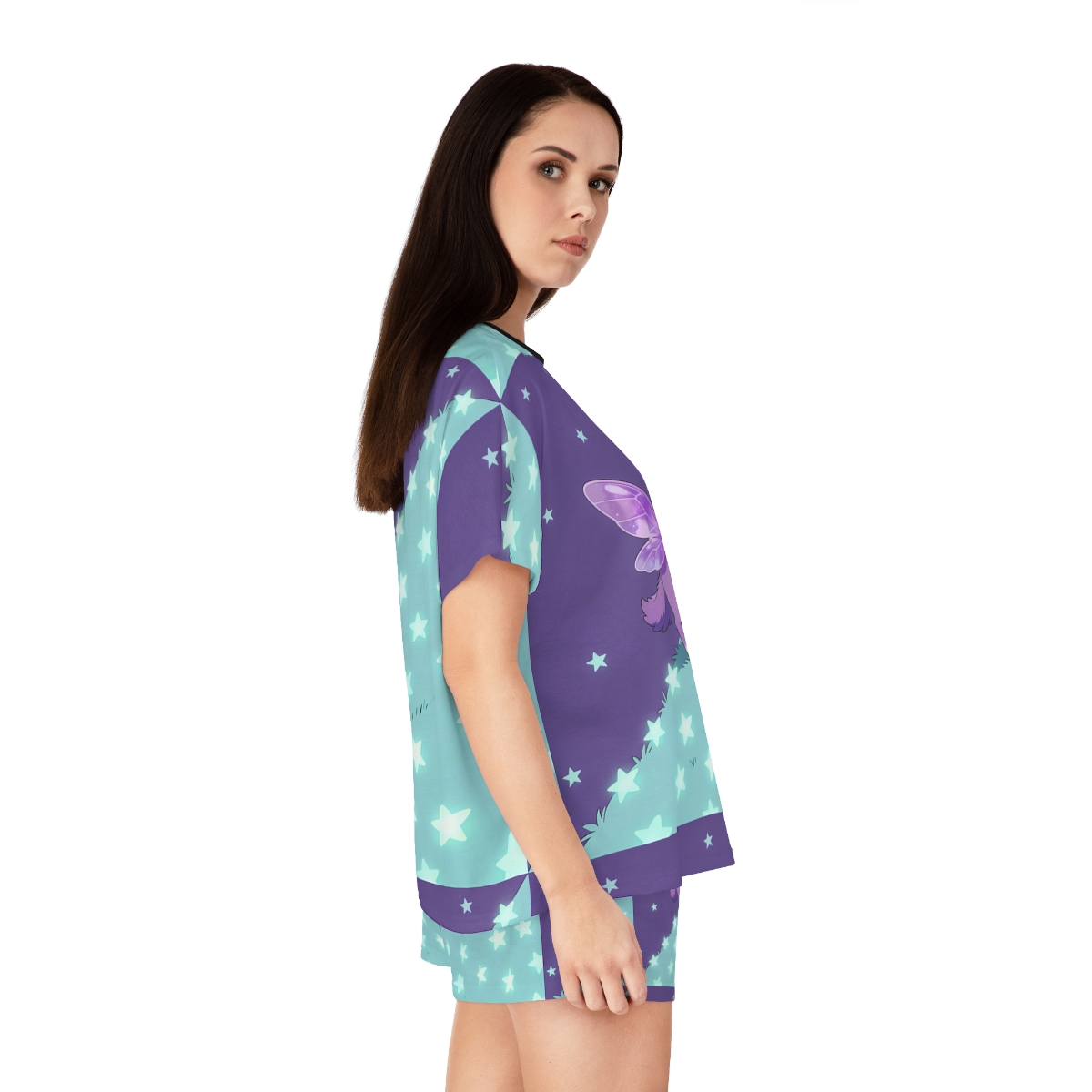 HD Violet Starwanderer Women’s Short Pajama Set — additional view
