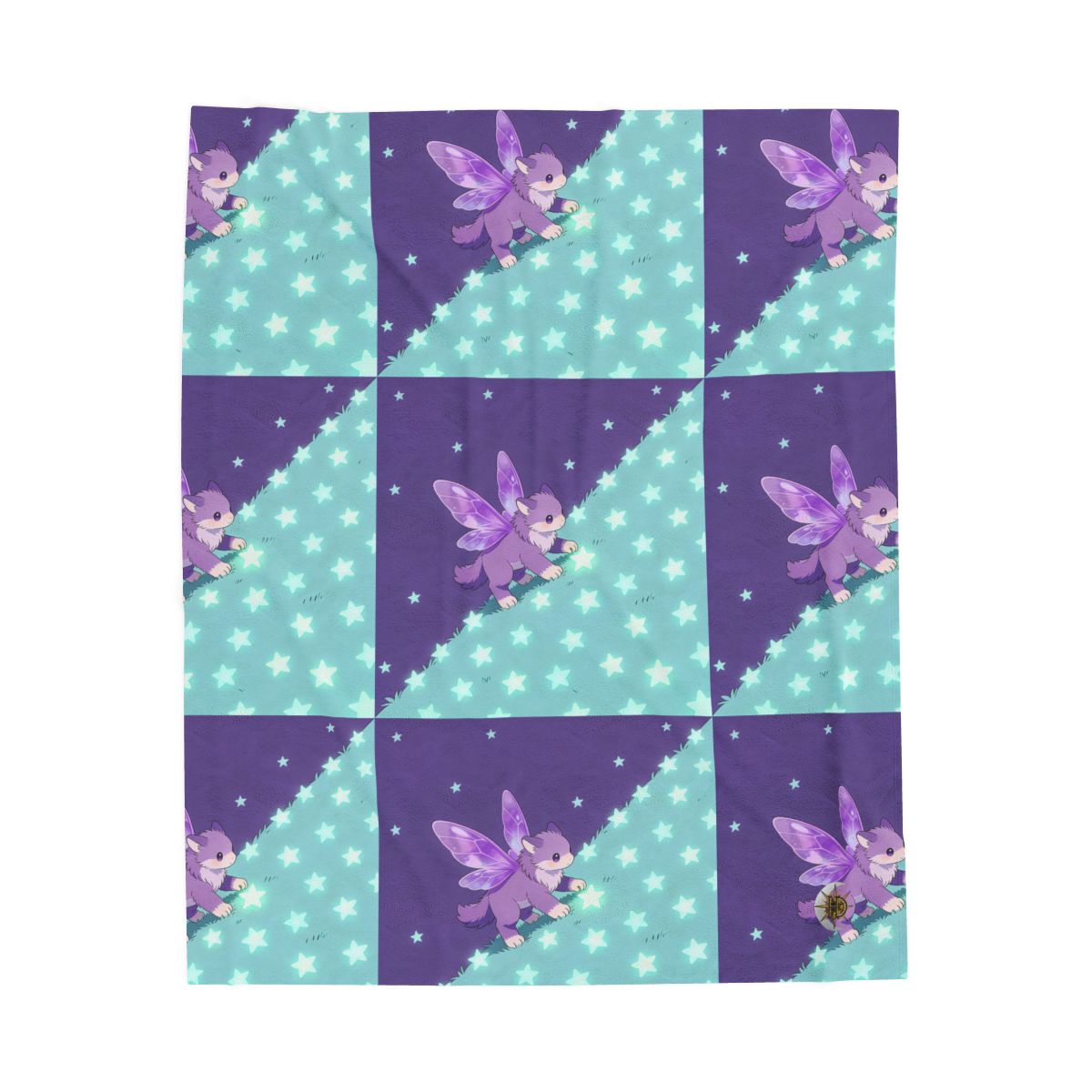 HD Violet Starwanderer Velveteen Plush Blanket — additional view