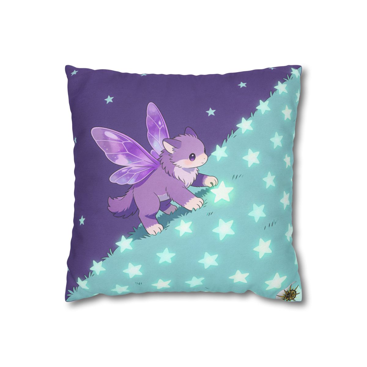 HD Violet Starwanderer Square Polyester Pillow Cover