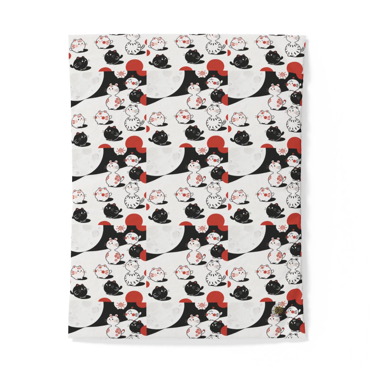 HD Moonpetal Friends 100% Cotton Duvet Cover — additional view
