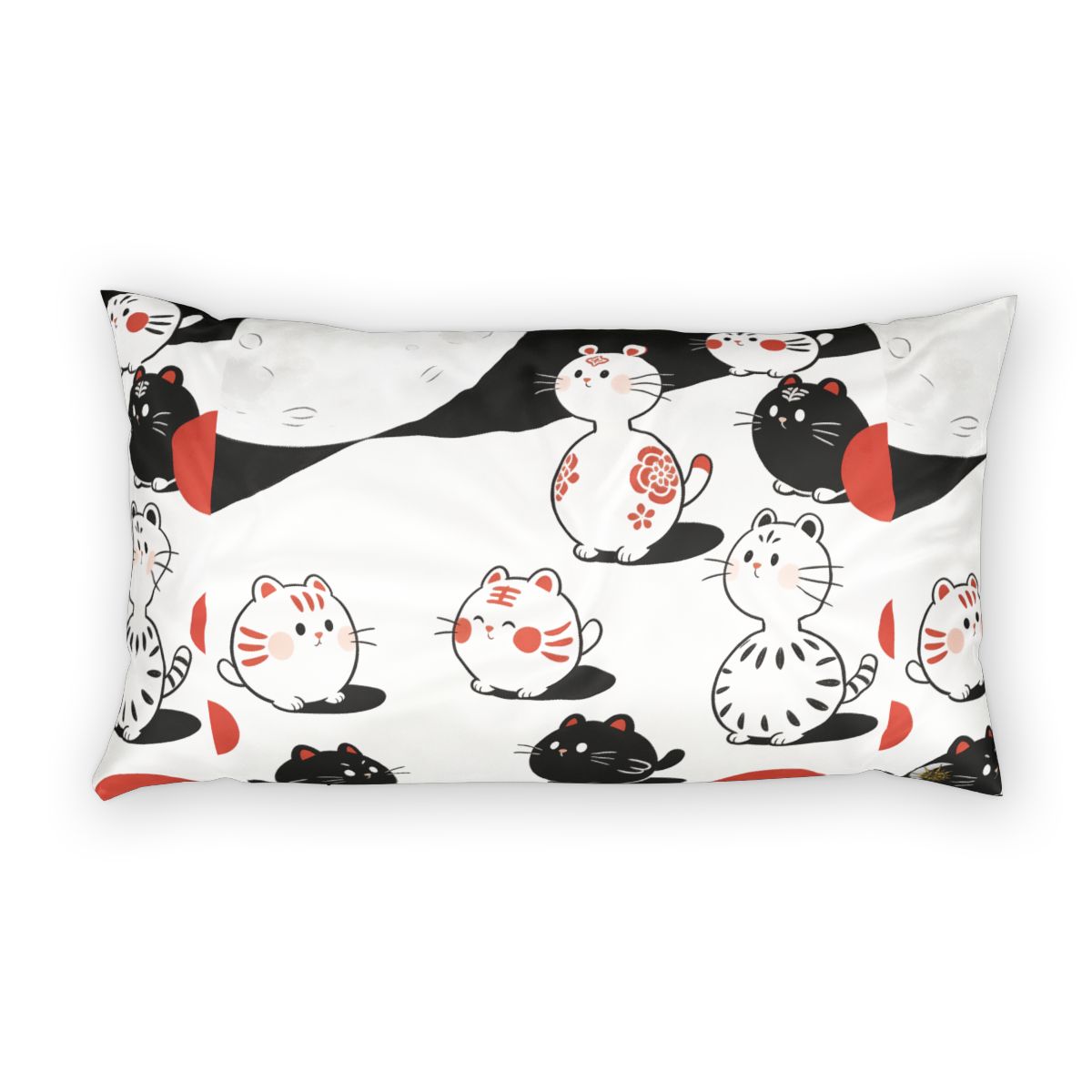HD Moonpetal Friends 100% Cotton Pillow Sham — additional view