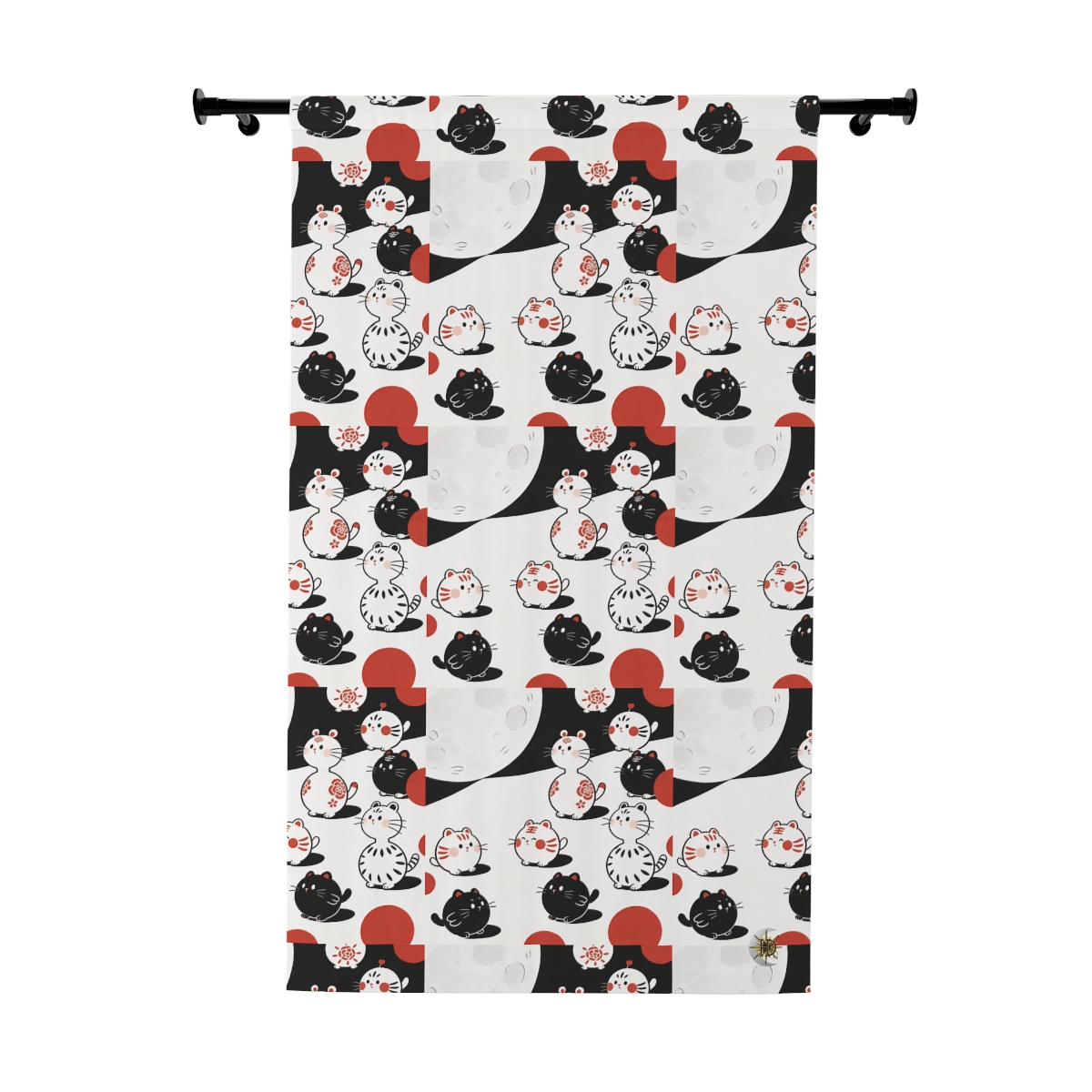 HD Moonpetal Friends Blackout Window Curtain Panel
