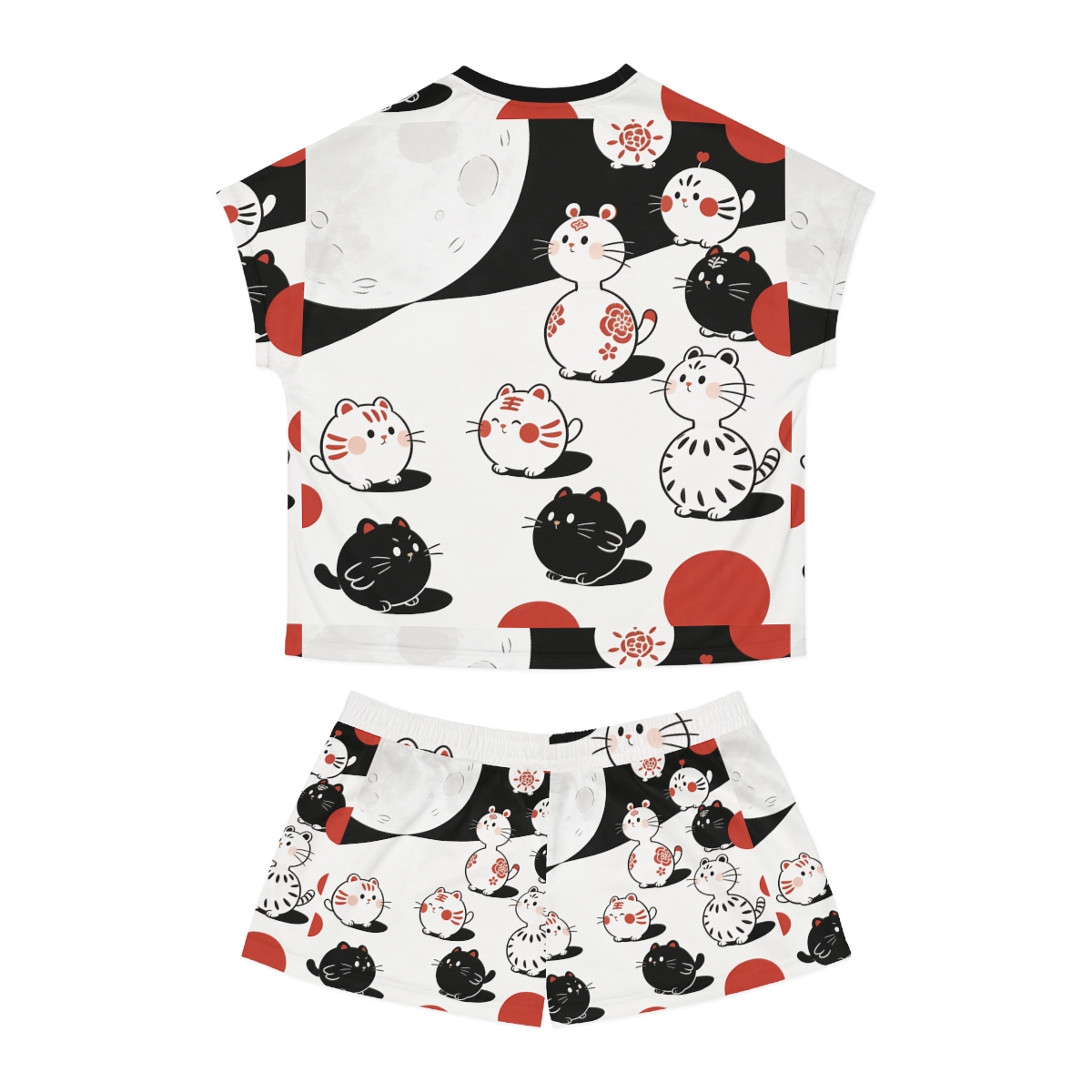 HD Moonpetal Friends Women’s Short Pajama Set — additional view