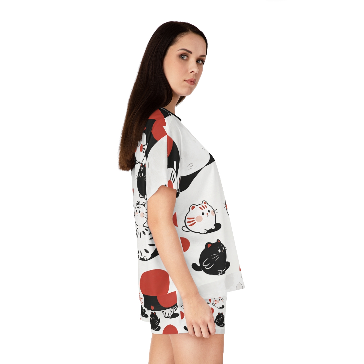 HD Moonpetal Friends Women’s Short Pajama Set — additional view