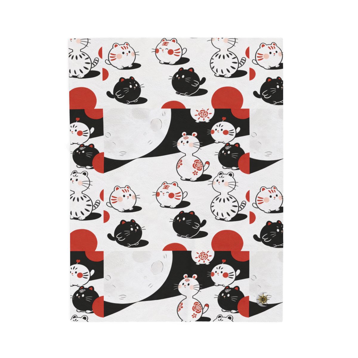 HD Moonpetal Friends Velveteen Plush Blanket