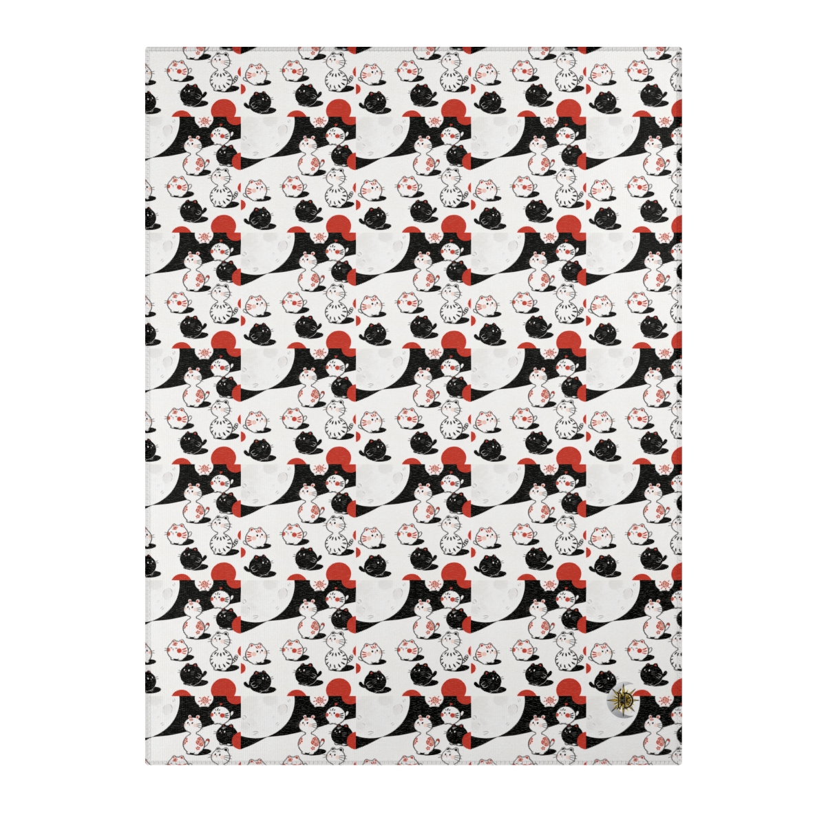 HD Moonpetal Friends Polyester Chenille Area Rug — additional view