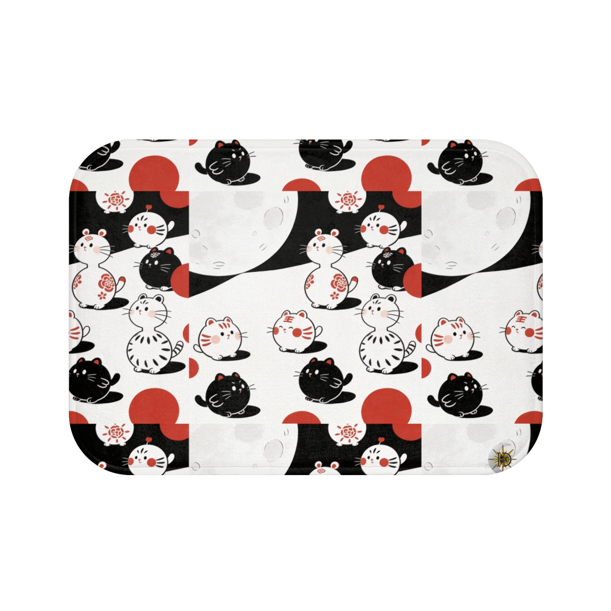 HD Moonpetal Friends Memory-Foam Bath Mat — additional view