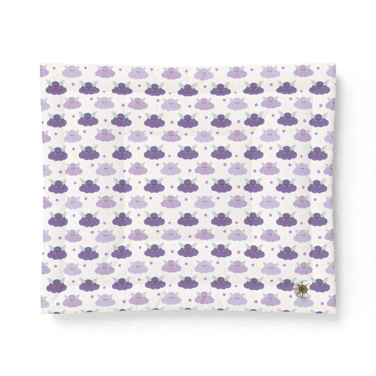 HD Lavender Leafcloud Cotton-Shell Comforter