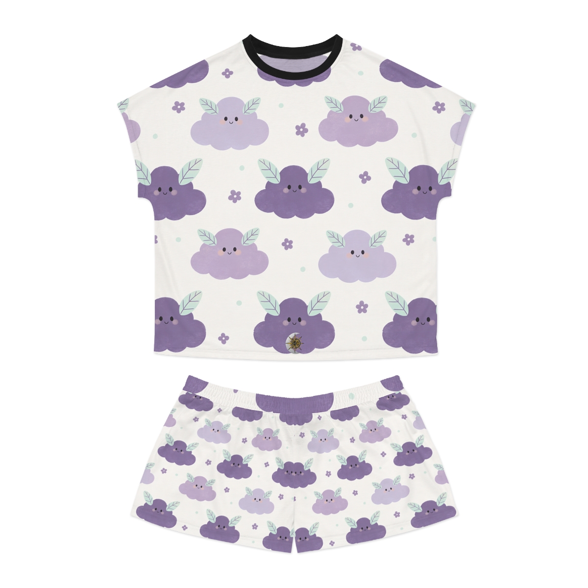 HD Lavender Leafcloud Women’s Short Pajama Set