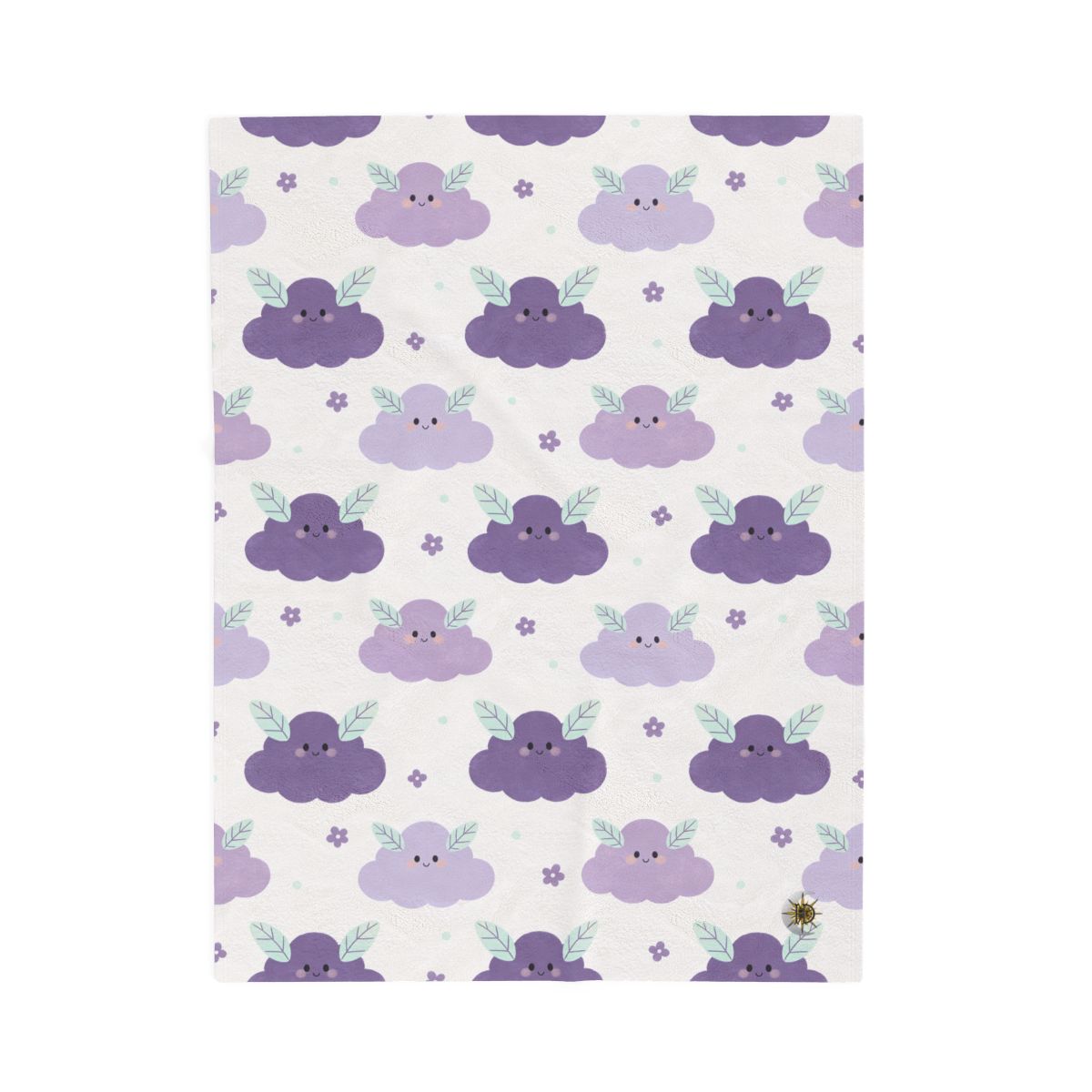 HD Lavender Leafcloud Velveteen Plush Blanket