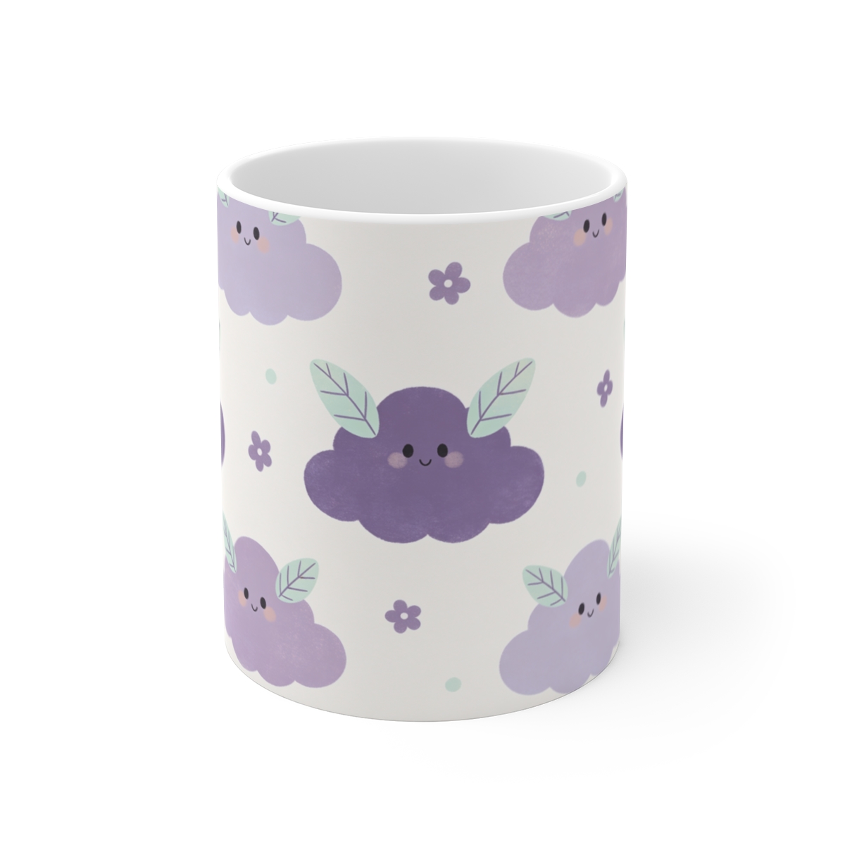 HD Lavender Leafcloud Ceramic Mug 11oz