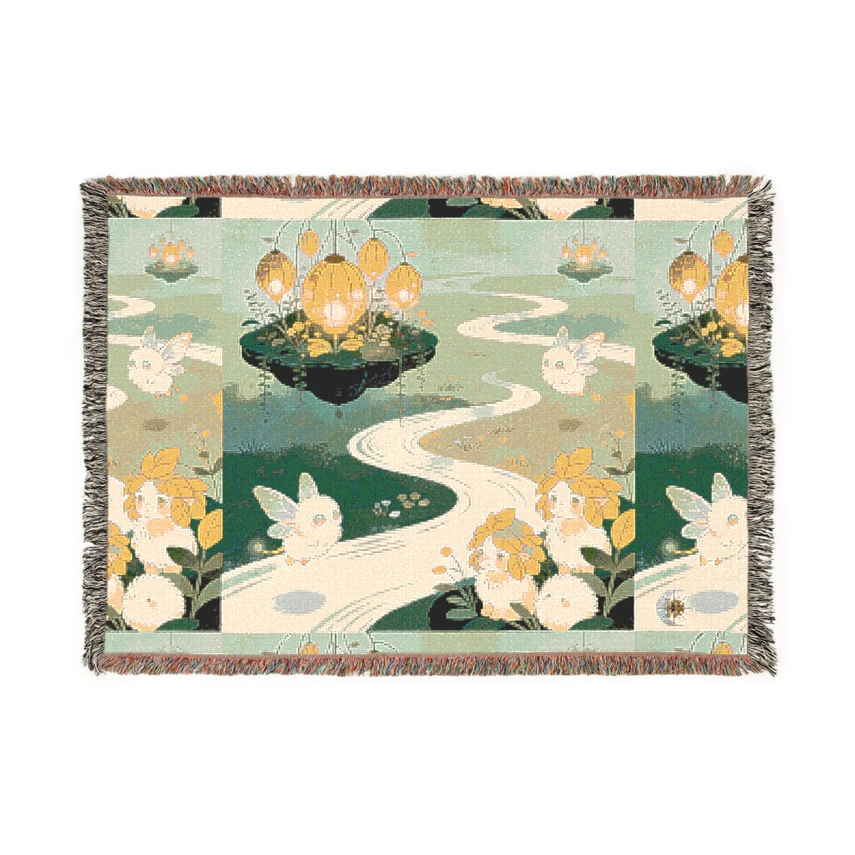 HD Lanternstream Friends 100% Cotton Woven Blanket