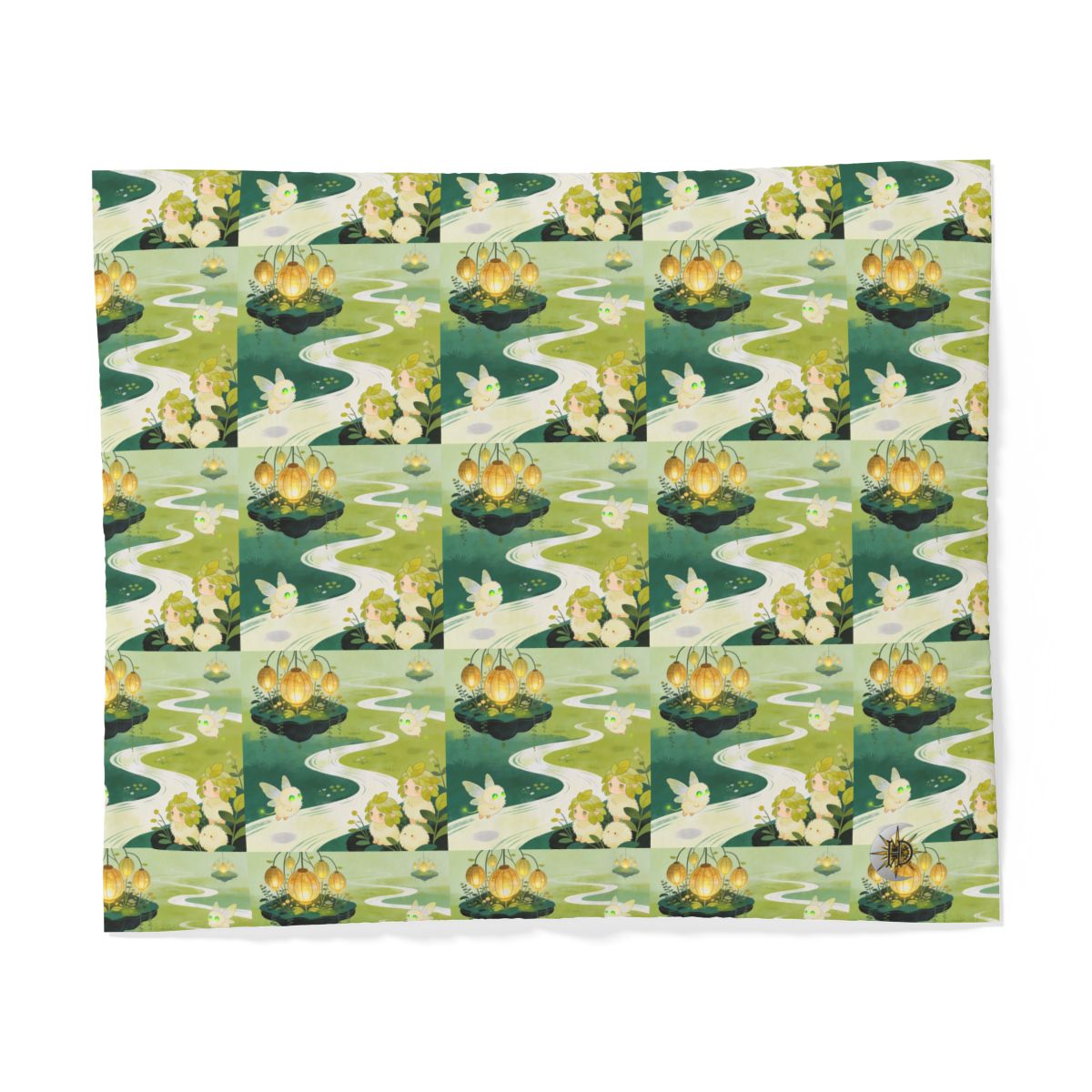 HD Lanternstream Friends 100% Cotton Duvet Cover — additional view