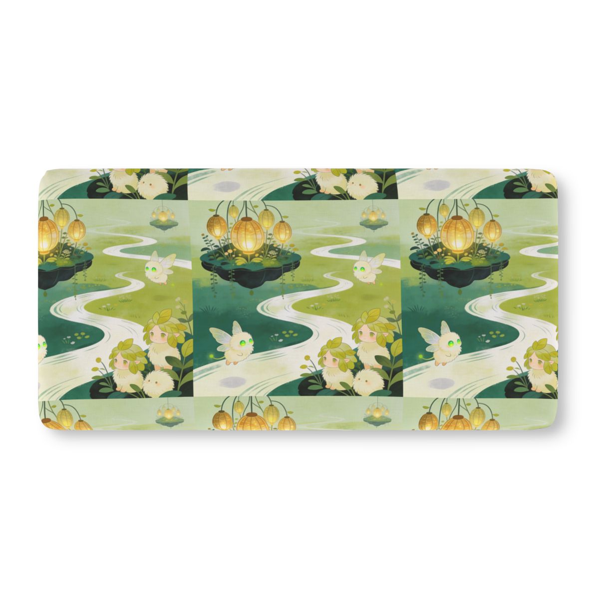 HD Lanternstream Friends Fitted Crib Sheet — additional view