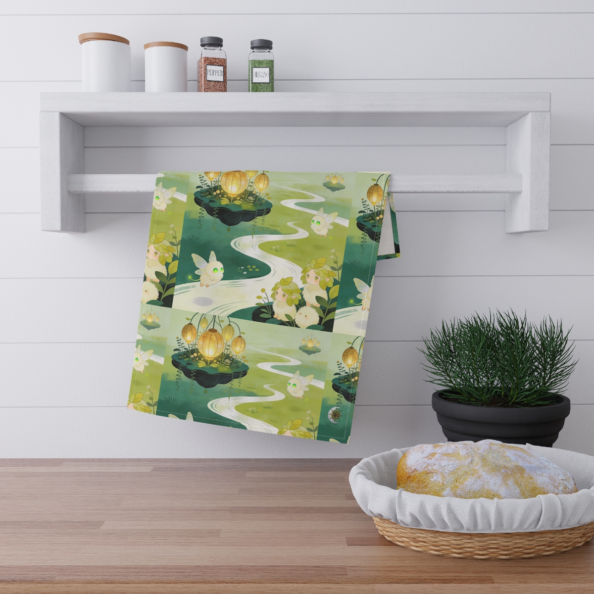 HD Lanternstream Friends 100% Cotton Twill Tea Towel