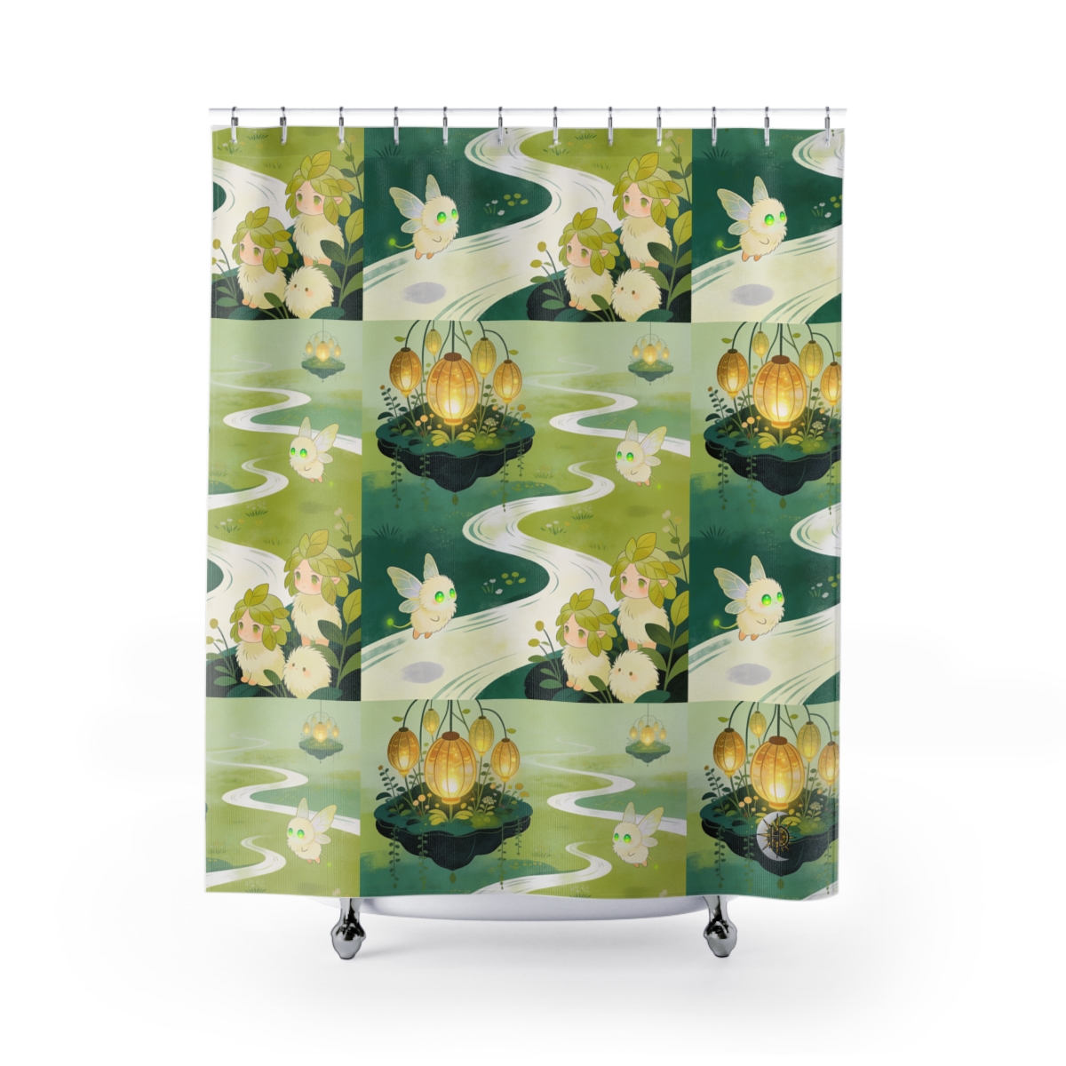 HD Lanternstream Friends Shower Curtain