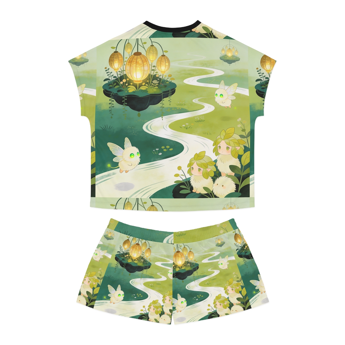 HD Lanternstream Friends Women’s Short Pajama Set — additional view