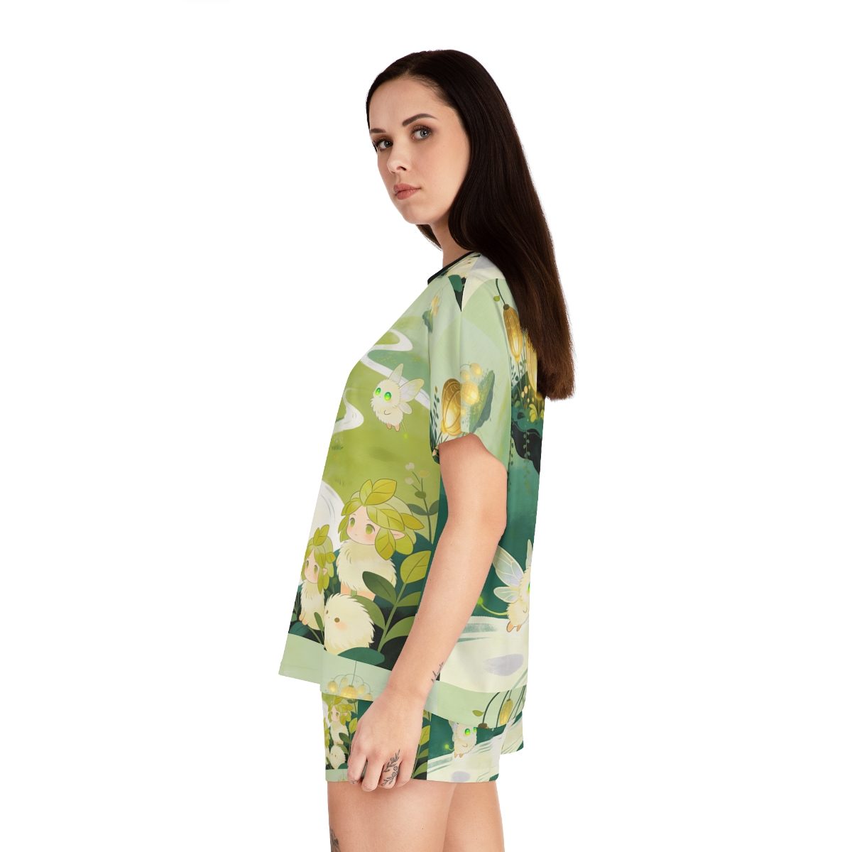 HD Lanternstream Friends Women’s Short Pajama Set — additional view
