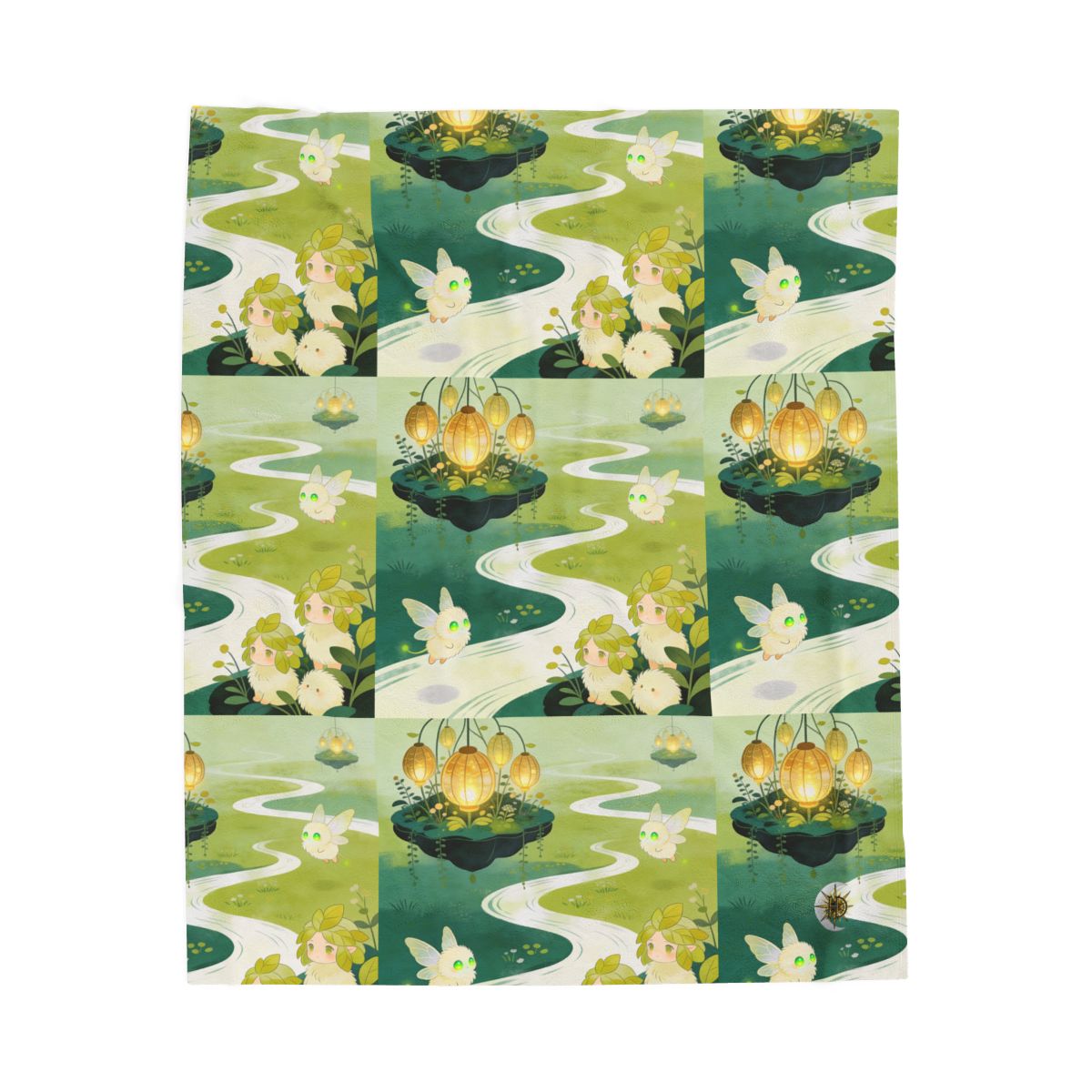 HD Lanternstream Friends Velveteen Plush Blanket — additional view