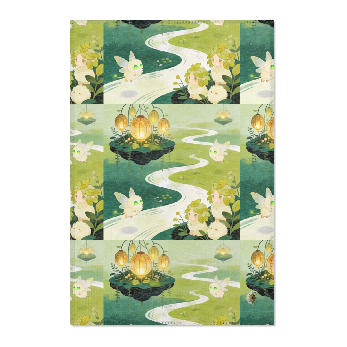 HD Lanternstream Friends Polyester Chenille Area Rug