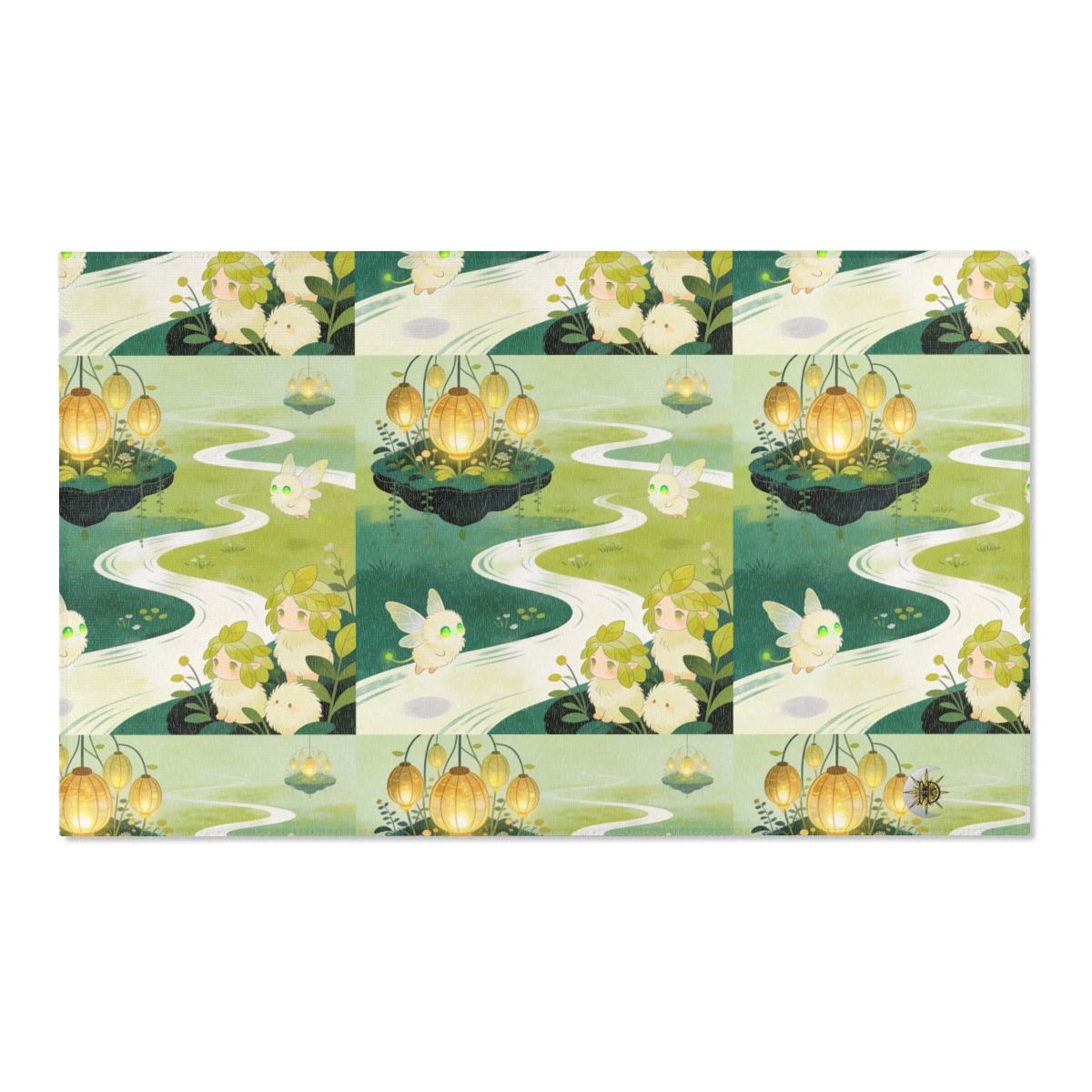 HD Lanternstream Friends Polyester Chenille Area Rug — additional view