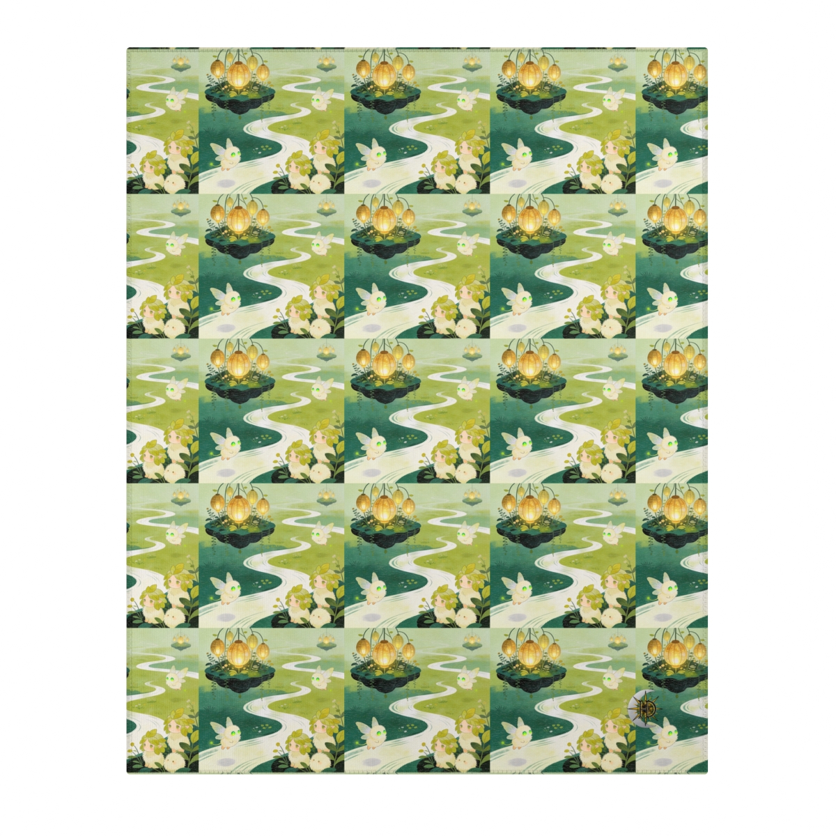 HD Lanternstream Friends Polyester Chenille Area Rug — additional view