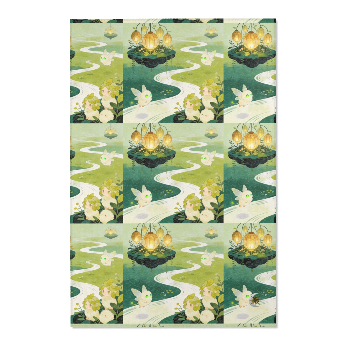 HD Lanternstream Friends Polyester Chenille Area Rug — additional view