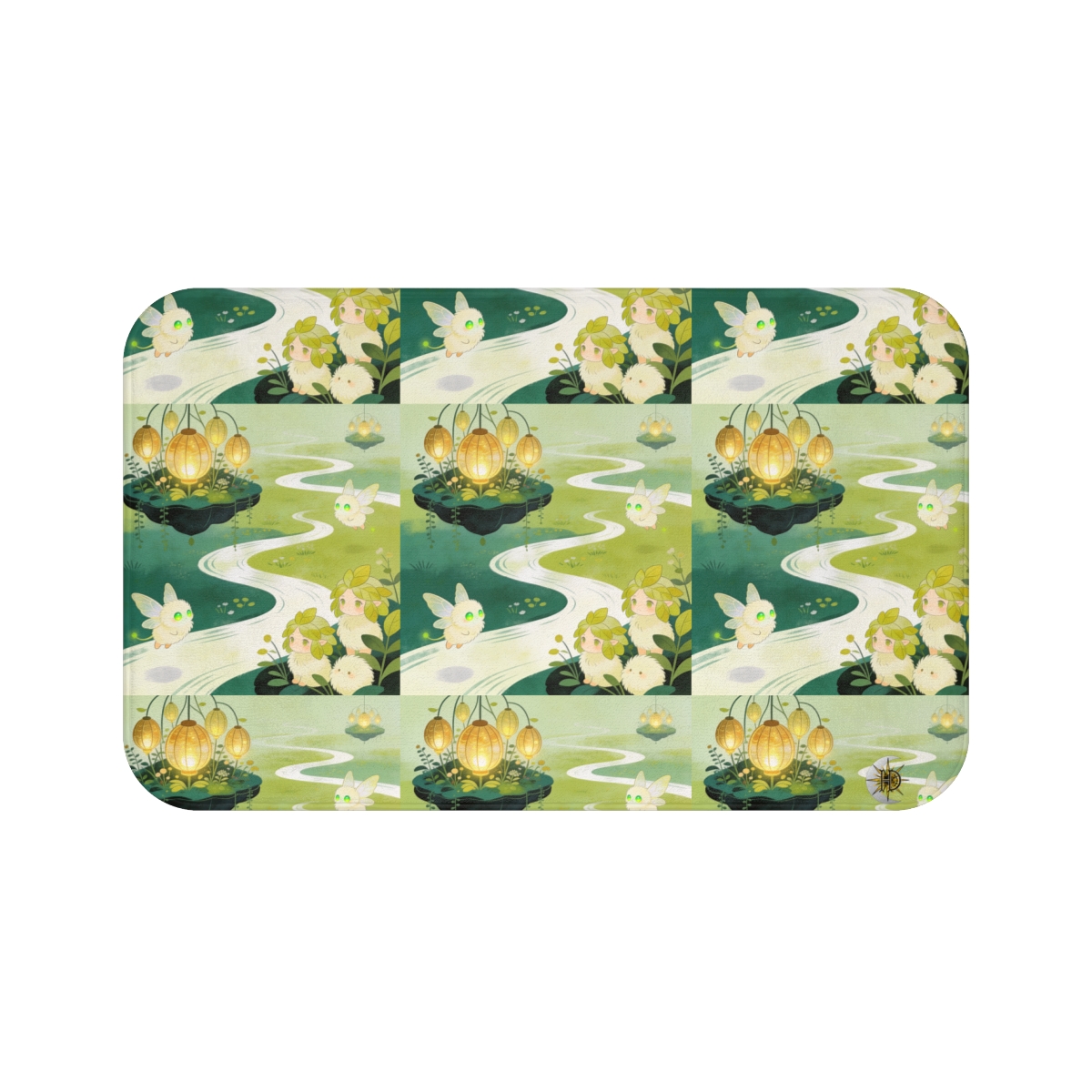 HD Lanternstream Friends Memory-Foam Bath Mat