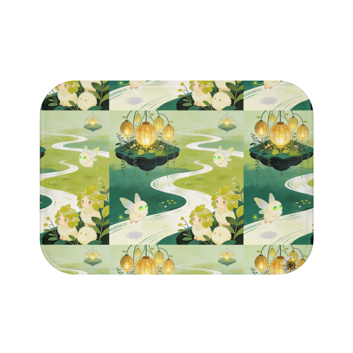 HD Lanternstream Friends Memory-Foam Bath Mat — additional view