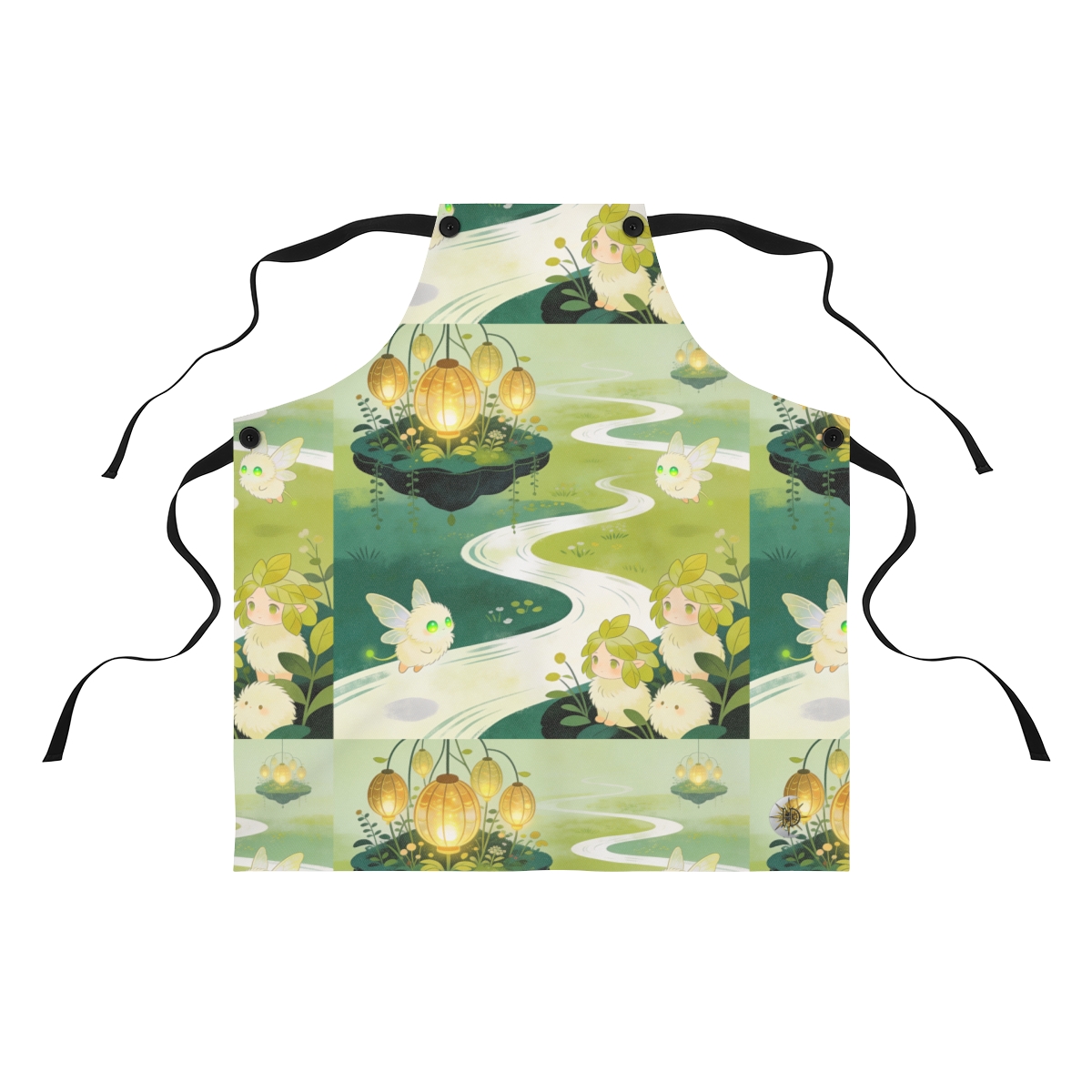 HD Lanternstream Friends Polyester Kitchen Apron