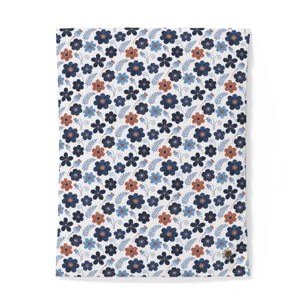HD Midnight Meadow Florals 100% Cotton Duvet Cover