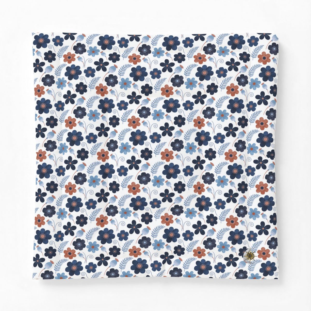 HD Midnight Meadow Florals Cotton-Shell Comforter — additional view