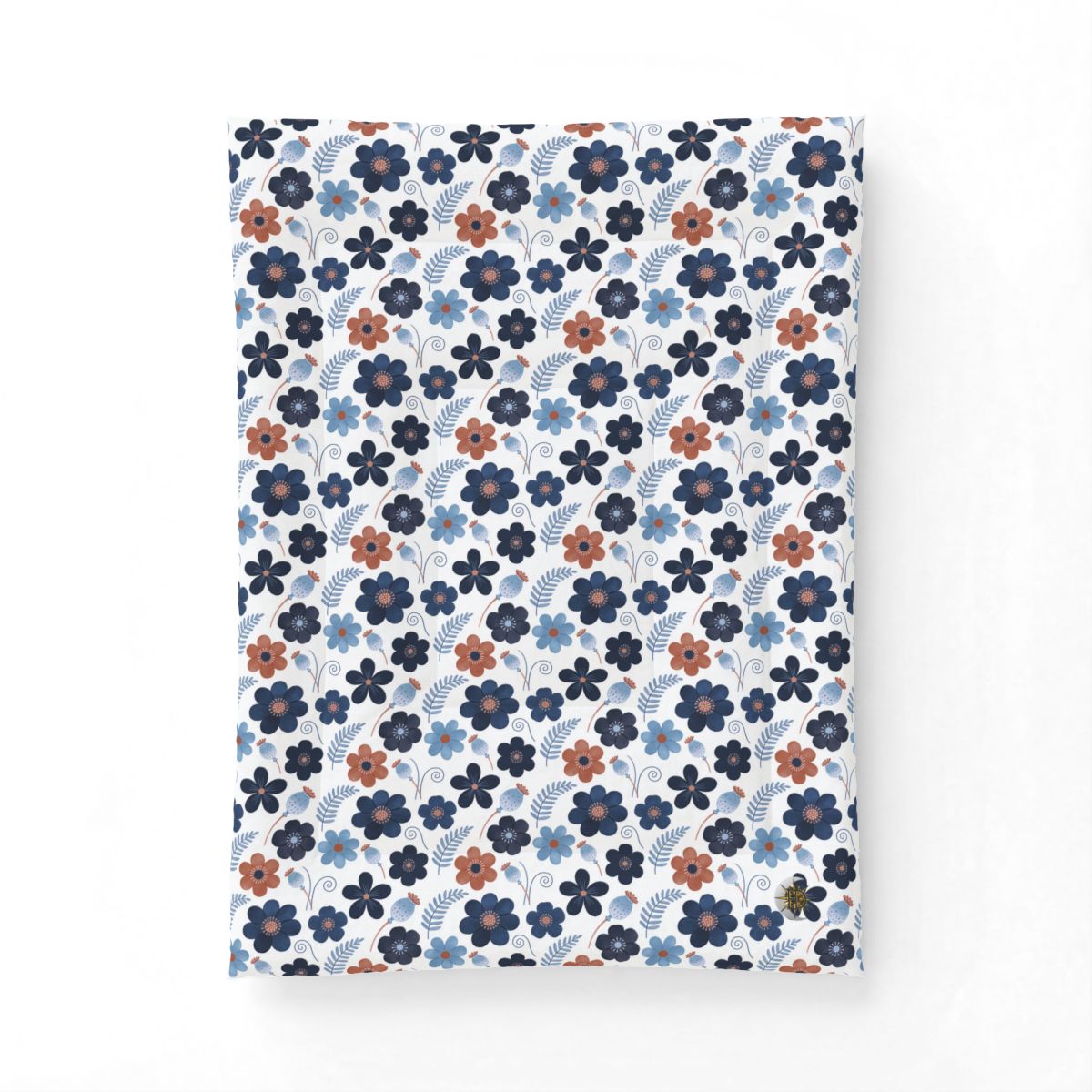 HD Midnight Meadow Florals Cotton-Shell Comforter — additional view