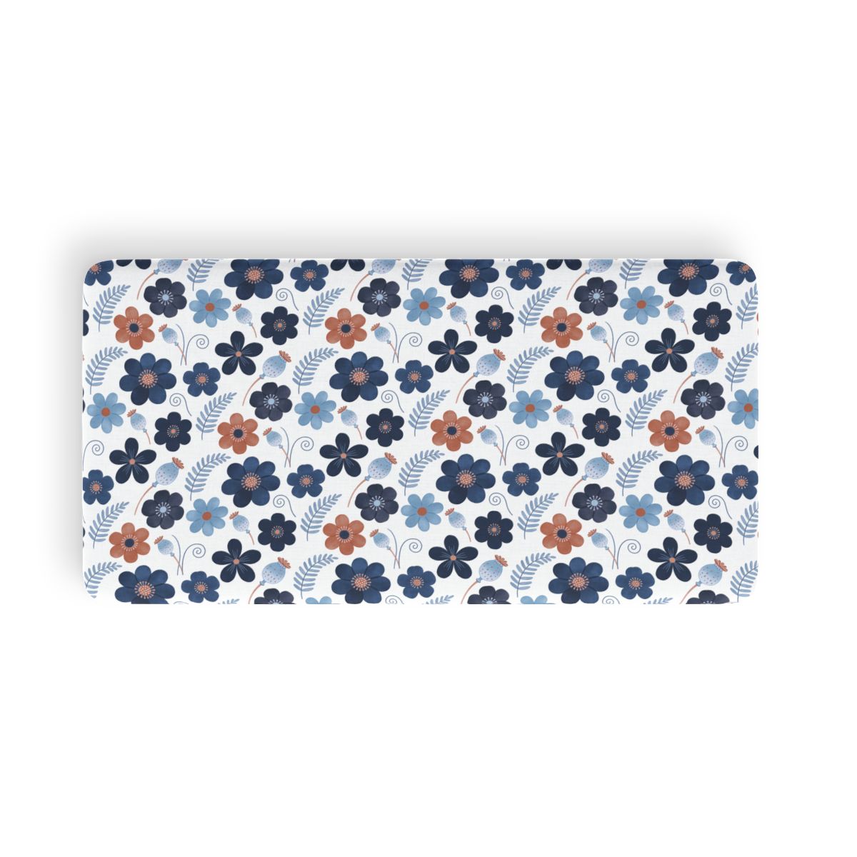 HD Midnight Meadow Florals Twin Jersey Fitted Sheet