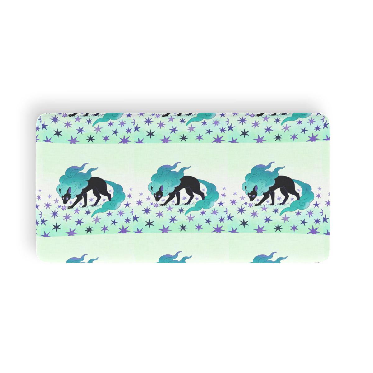 HD Stardrift Wolf Twin Jersey Fitted Sheet