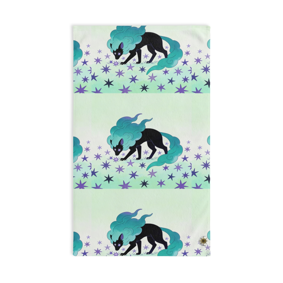 HD Stardrift Wolf Printed Hand Towel