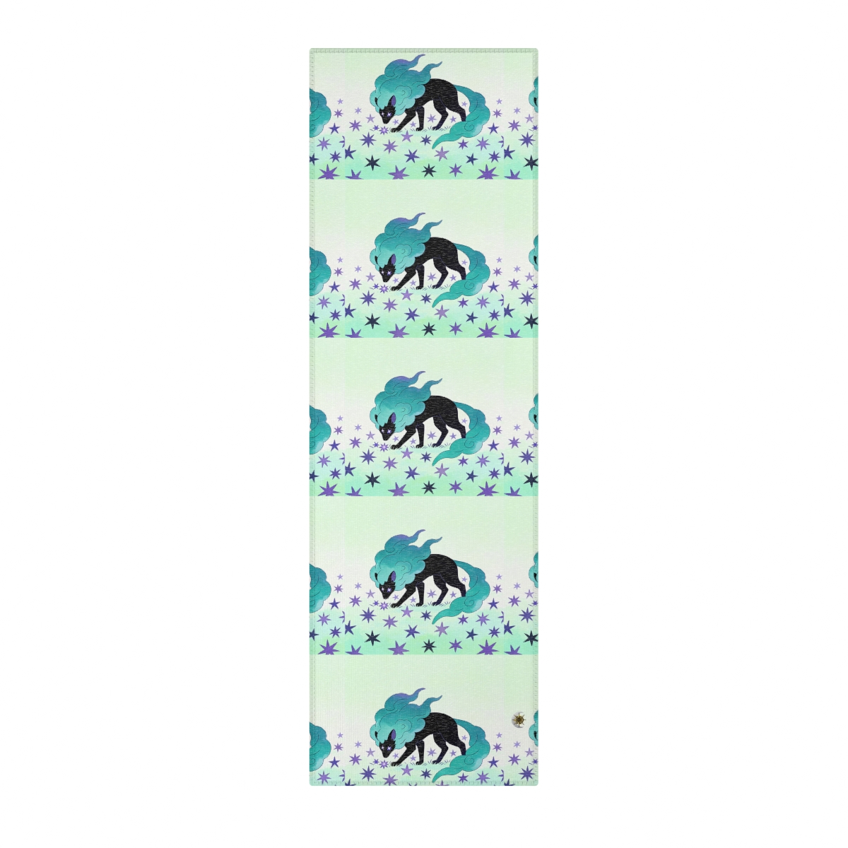 HD Stardrift Wolf Polyester Chenille Area Rug — additional view