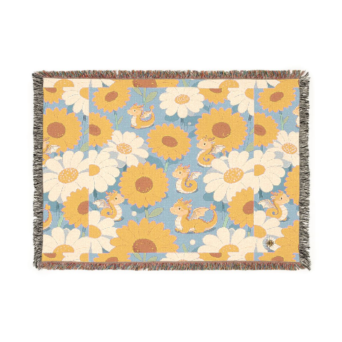 HD Sunshine Dragonlings 100% Cotton Woven Blanket