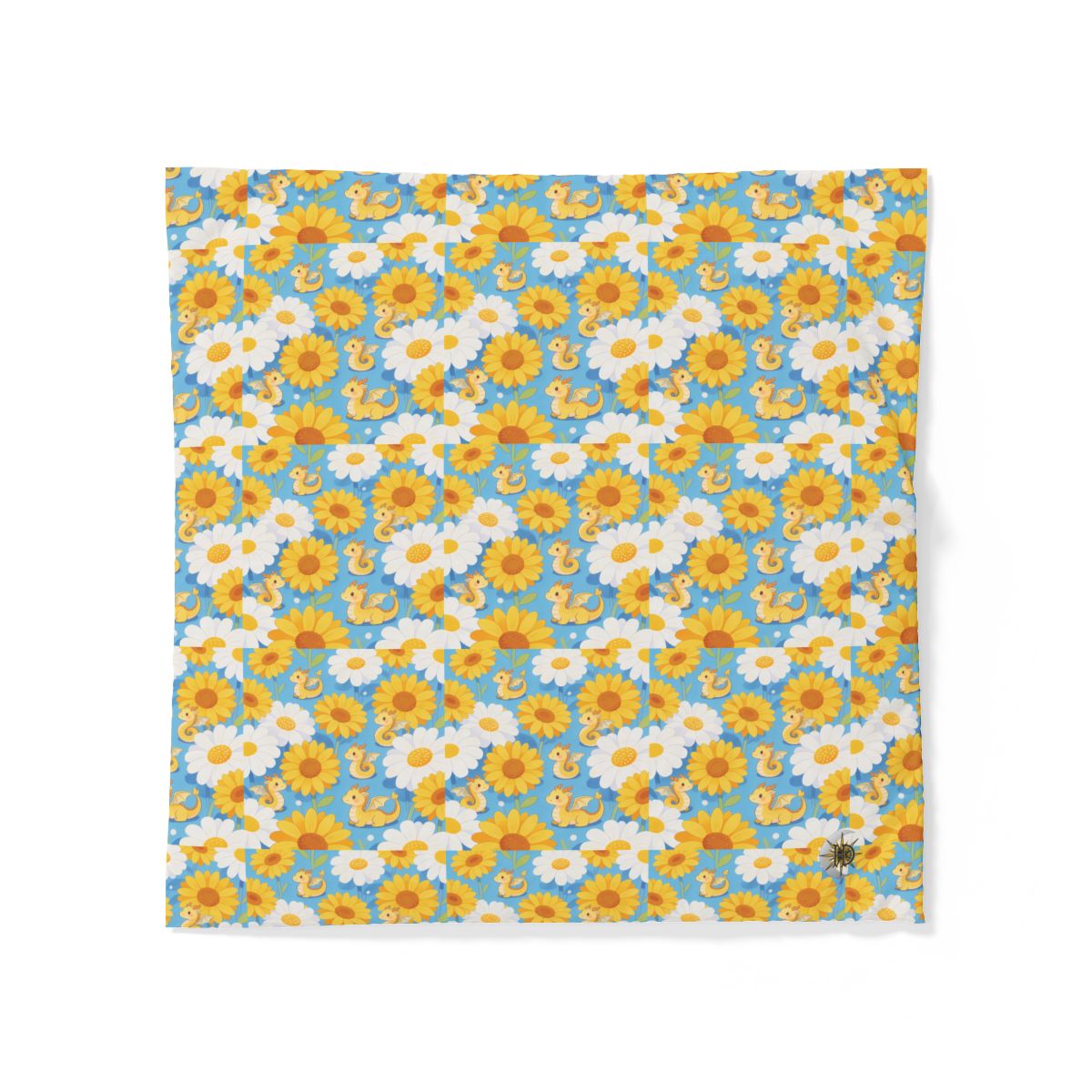 HD Sunshine Dragonlings 100% Cotton Duvet Cover — additional view