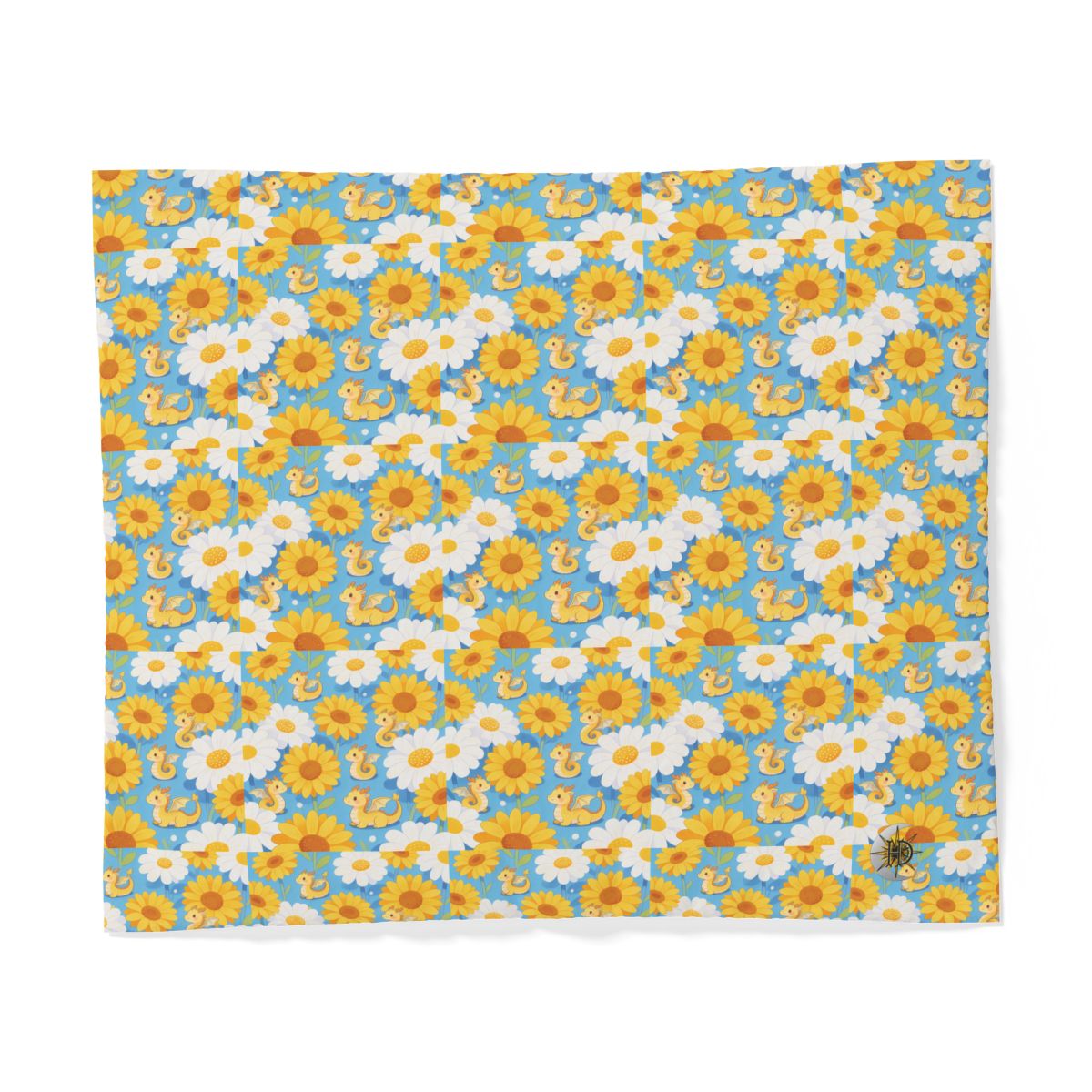 HD Sunshine Dragonlings 100% Cotton Duvet Cover — additional view