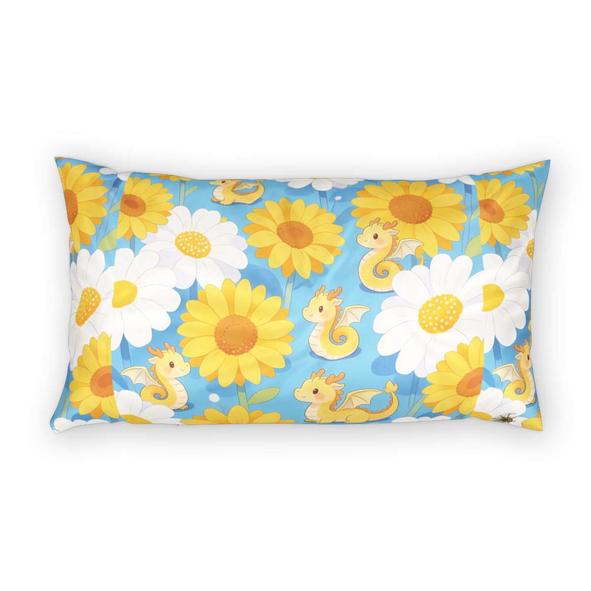 HD Sunshine Dragonlings 100% Cotton Pillow Sham — additional view