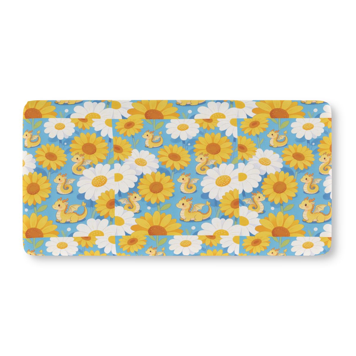 HD Sunshine Dragonlings Fitted Crib Sheet — additional view
